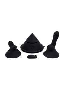 Cowgirl Cone Premium Sex Machine with App and Remote Control - Black