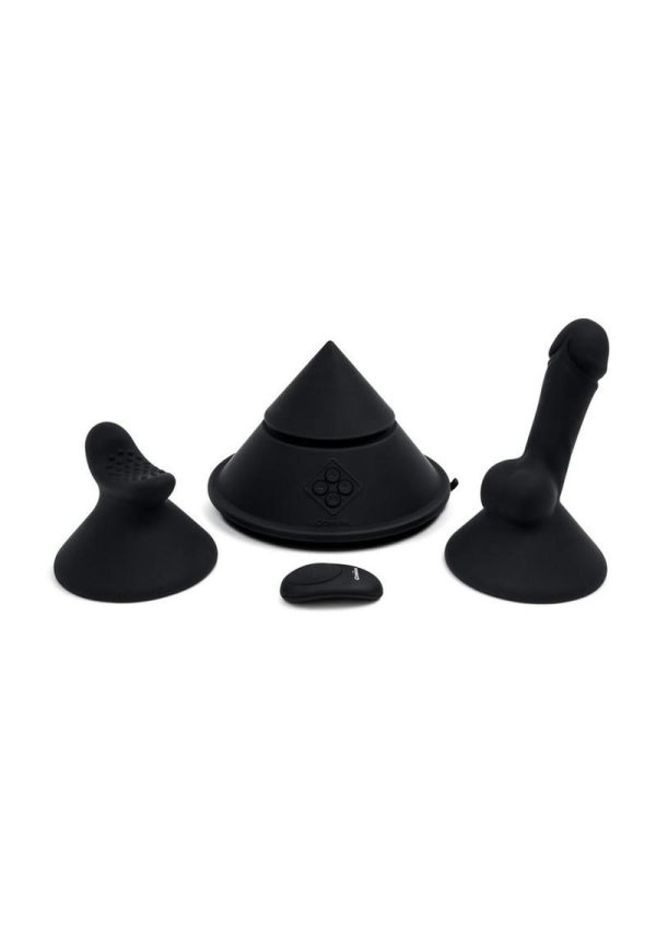 Cowgirl Cone Premium Sex Machine with App and Remote Control - Black