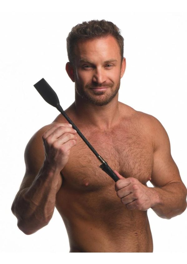 Master Series Stallion Riding Crop 18in - Black