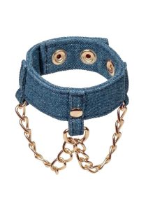 Ride `em Premium Denim Collection Wrist Cuffs - Blue