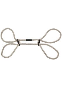 Merci Restrain 6mm Hemp Wrist or Ankle Cuffs - Tan