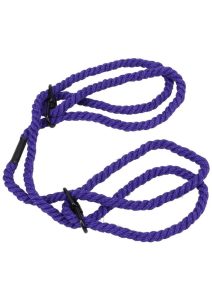 Merci Restrain 6mm Hemp Wrist or Ankle Cuffs - Purple