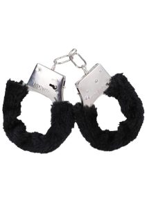 In a Bag Furry Handcuffs - Black