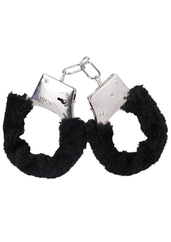 In a Bag Furry Handcuffs - Black