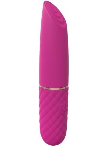 LoveLine Beso Silicone Rechargeable 10 Speed Mini Lipstick Vibrator - Pink