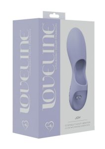LoveLine Joy Rechargeable Silicone Finger Vibrator - Lavender