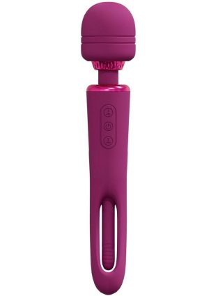 Vive Kiku Rechargeable Double Ended Wand - Pink