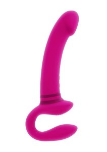 Gender X Sharing is Caring Rechargeable Silicone Strap-On  - Pink