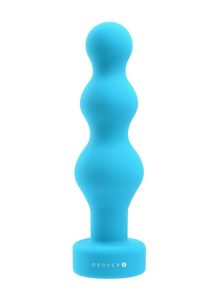 Gender X Plugged Up Rechargeable Silicone Anal Beads - Blue