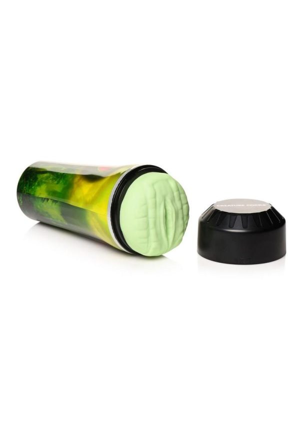 Creature Cocks. Raptor Reptile Stroker - Green/Black