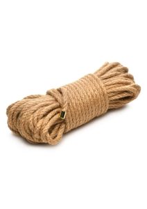 Tied Up Ultra Premium Braided Jute Rope 50ft - Brown