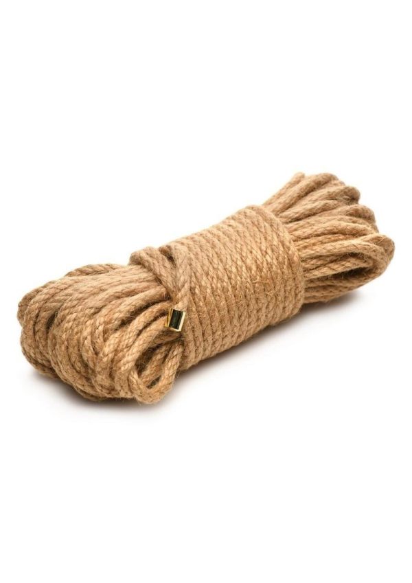 Tied Up Ultra Premium Braided Jute Rope 50ft - Brown