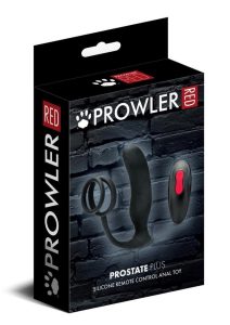 Prowler RED Vibrating Prostate Massager Plus with Remote Control - Black