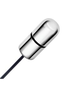 Lux Fetish Electro Sex Shock Bullet with Wired Remote Control - Black