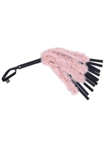 Sex and Mischief Brat Faux Fur Flogger Pink/Black