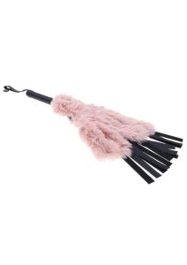 Sex and Mischief Brat Faux Fur Flogger Pink/Black