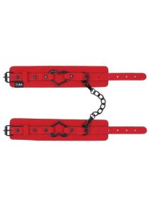 Sex and Mischief Amor Handcuffs - Red/Black