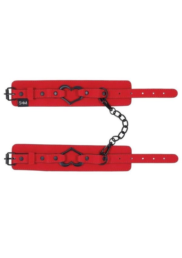 Sex and Mischief Amor Handcuffs - Red/Black