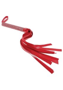 Sex and Mischief Amor Sparkle Flogger - Red