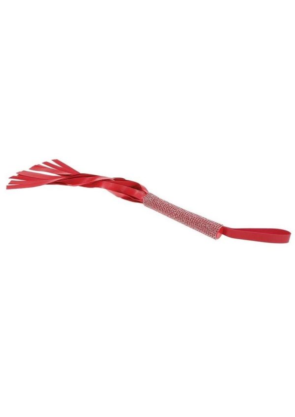 Sex and Mischief Amor Sparkle Flogger - Red