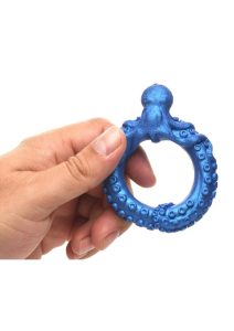 Creature Cocks Poseidon`s Octo-Ring Silicone Cock Ring - Blue