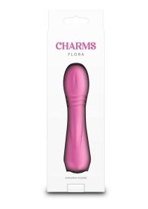 Charms Flora Rechargeable Silicone Mini Vibrator - Pink