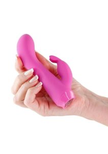 Charms Ivy Rechargeable Silicone Rabbit Vibrator- Magenta