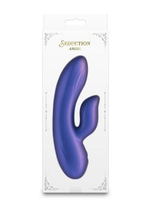 Seduction Angel Rechargeable Silicone Rabbit Vibrator - Purple