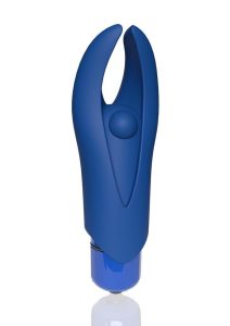 4B Demon Silicone Mini Clitoral Stimulating Vibrator - Blueberry