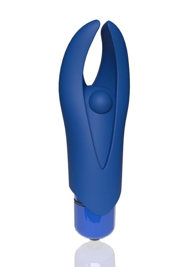 4B Demon Silicone Mini Clitoral Stimulating Vibrator - Blueberry