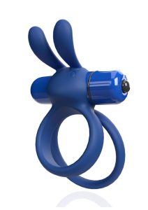 Screaming O 4B Ohare XL Silicone Vibrating Cock Ring - Blueberry