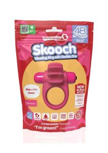4B Skooch Vibrating Cock Ring - Strawberry