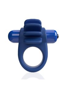 4B Skooch Vibrating Cock Ring - Blueberry
