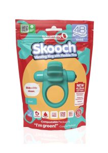 4B Skooch Vibrating Cock Ring - Kiwi