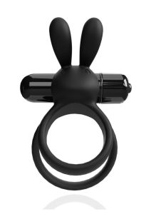 Screaming O 4B Ohare XL Silicone Vibrating Cock Ring - Black