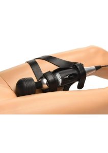 Master Series Thunder Strap Wand Thigh Harness - Black