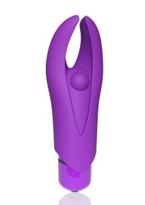 4T Demon Silicone Mini Clitoral Stimulating Vibrator - Grape