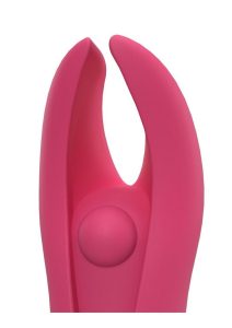 4T Demon Silicone Mini Clitoral Stimulating Vibrator - Strawberry