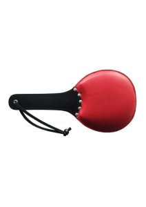Rouge Padded Leather Ping Pong Paddle - Red/Black