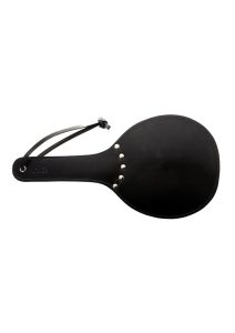 Rouge Padded Leather Ping Pong Paddle - Red/Black