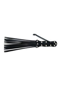 Rouge Leather Spiral Paddle - Black