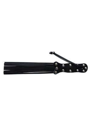 Rouge Leather Spiral Paddle - Black