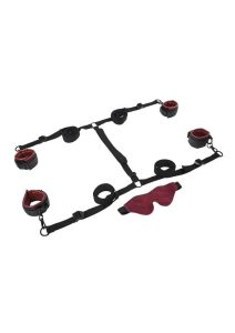 Saffron Under the Bed Restraint System - Black/Red