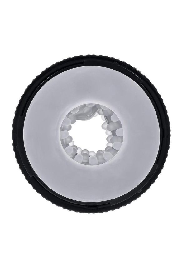 Playboy Tight End Dual End Stroker - Black/Clear