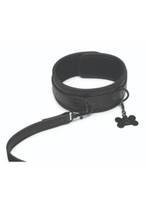 Prowler RED Collar and Leash - Black