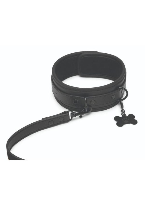 Prowler RED Collar and Leash - Black