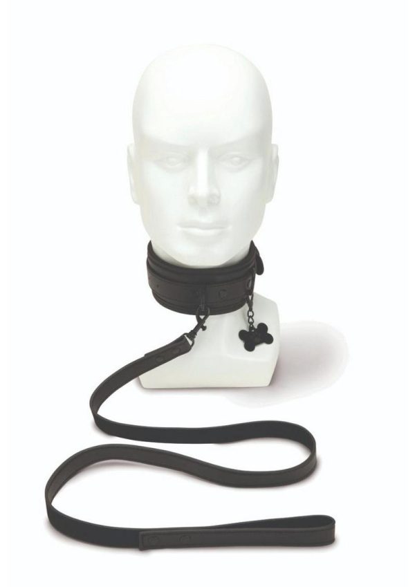 Prowler RED Collar and Leash - Black