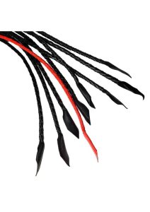 Prowler RED Short Handle Flogger - Red/Black