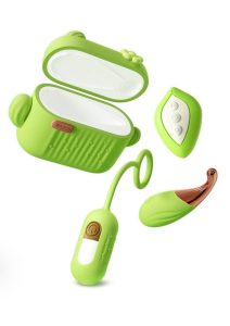 Play with Me Blooming Bliss Rechargeable Silicone Mini Vibrator - Green