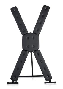 Master Series St. Andrew`s Cross Deluxe - Black